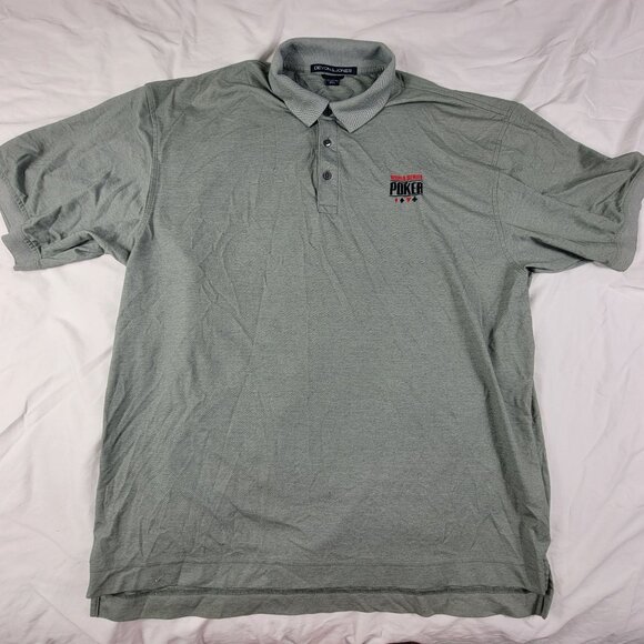 Devon And Jones World Series Of Poker Mens 2XL Polo Shirt Casual Comfort - Picture 1 of 9